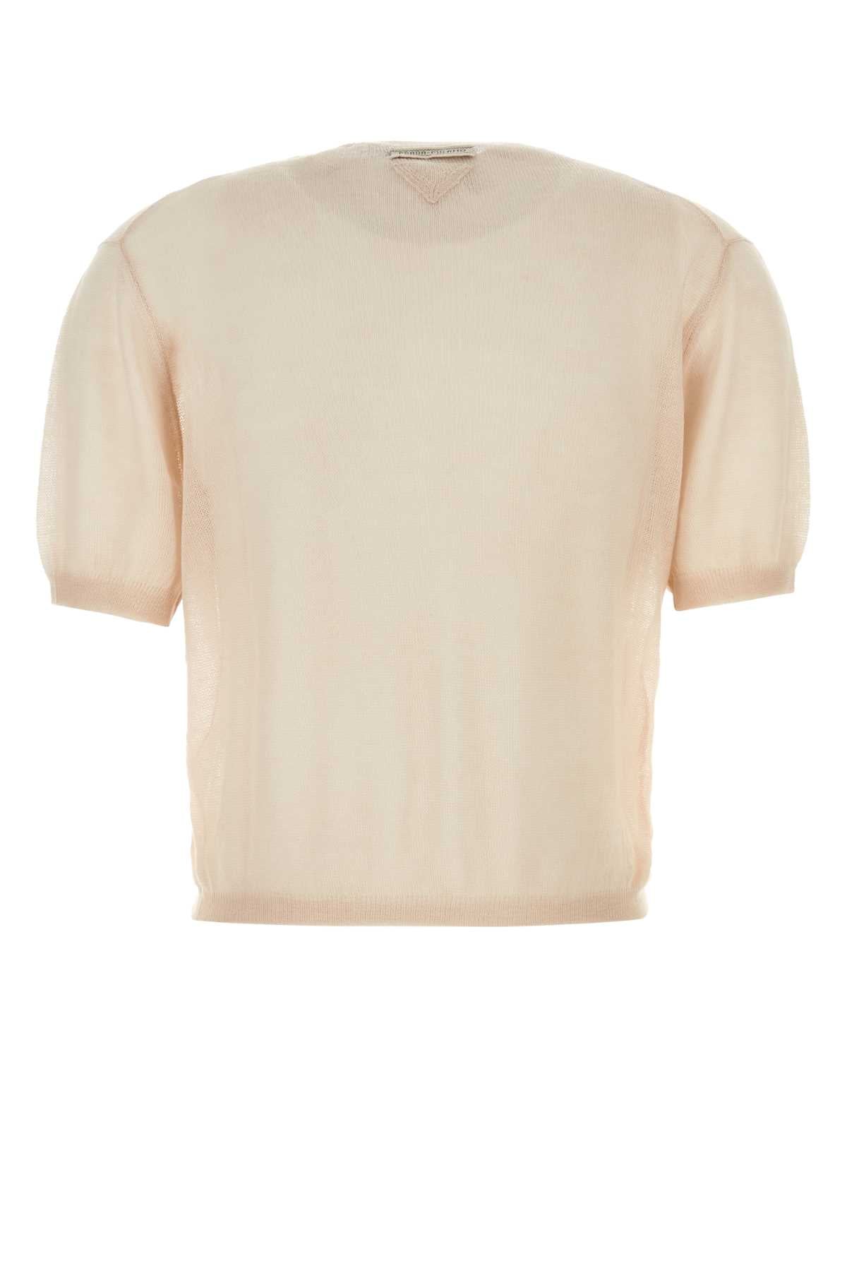 Prada ladies Skin Pink Cashmere Sweater