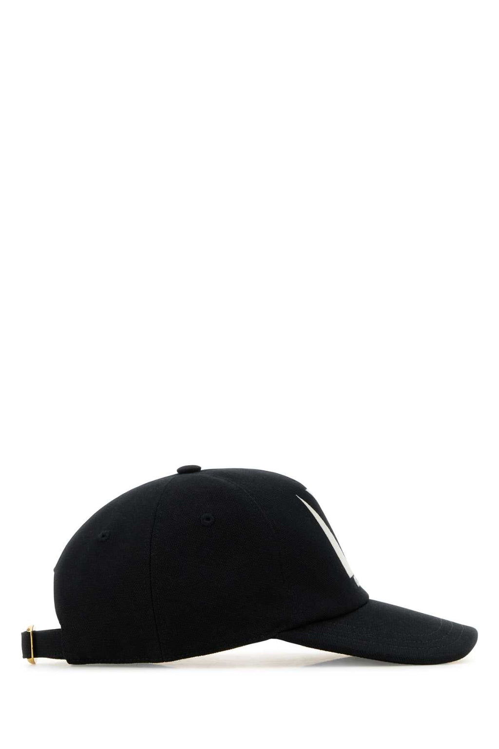 Valentino Garavani Men's Black Cotton Baseball Cap Hat