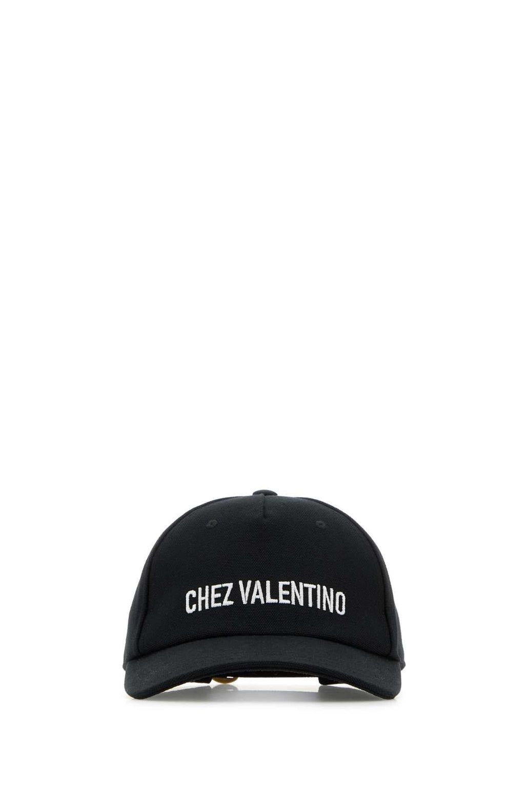 Valentino Garavani Men's Midnight Blue Cotton Baseball Cap hat dark navy