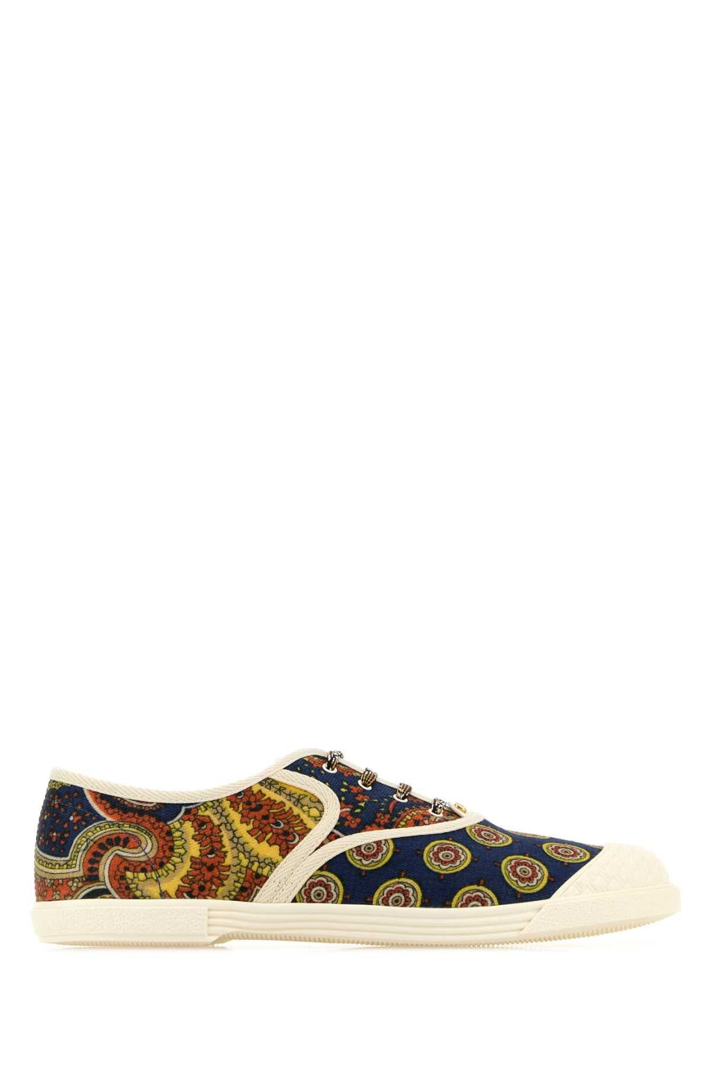 Valentino Garavani Men's Printed Fabric Bay By Bay Sneakers shoes