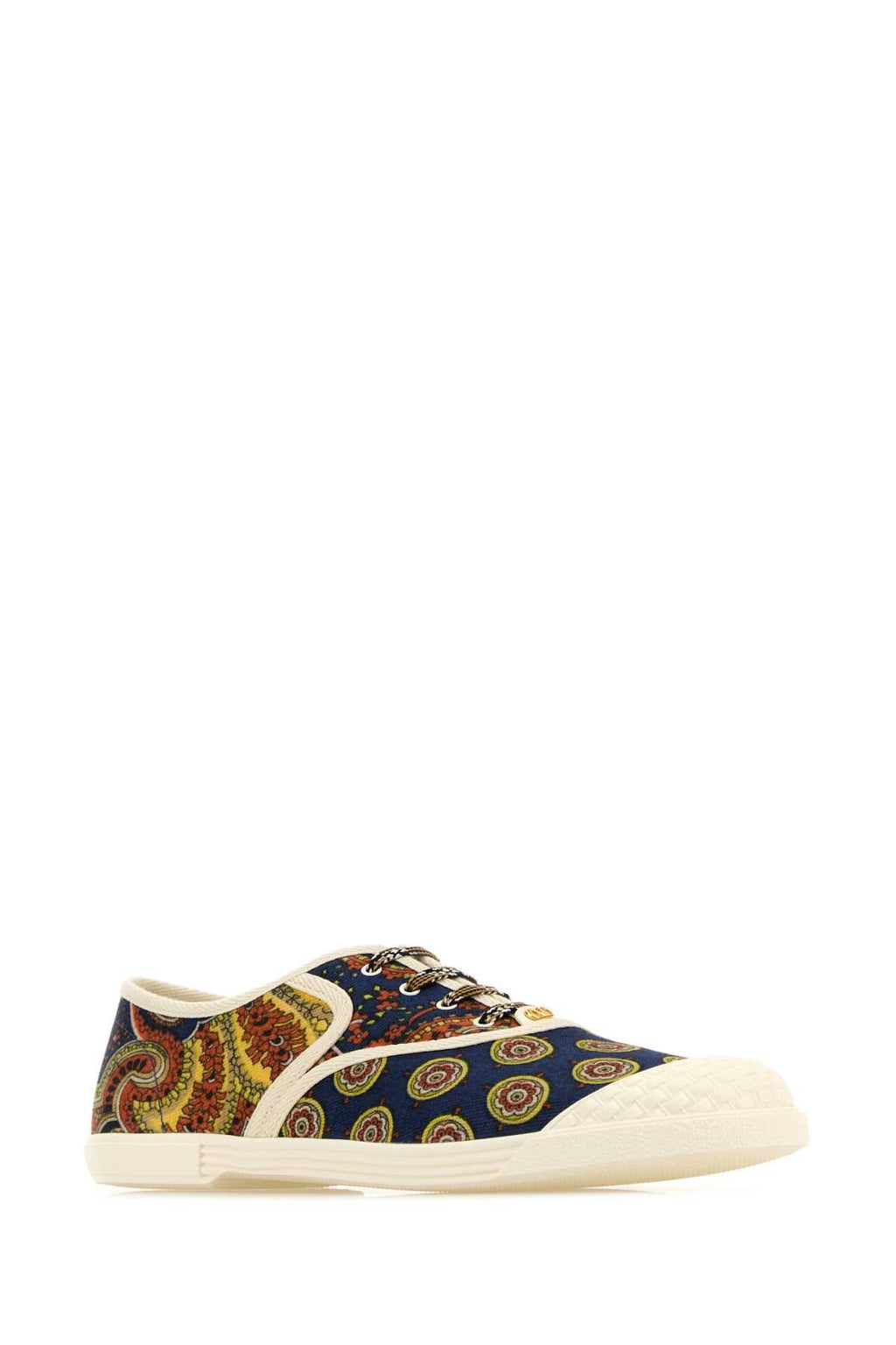 Valentino Garavani Men's Printed Fabric Bay By Bay Sneakers shoes