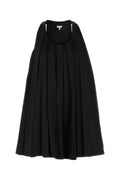 Loewe ladies Black Satin Mini Dress lined