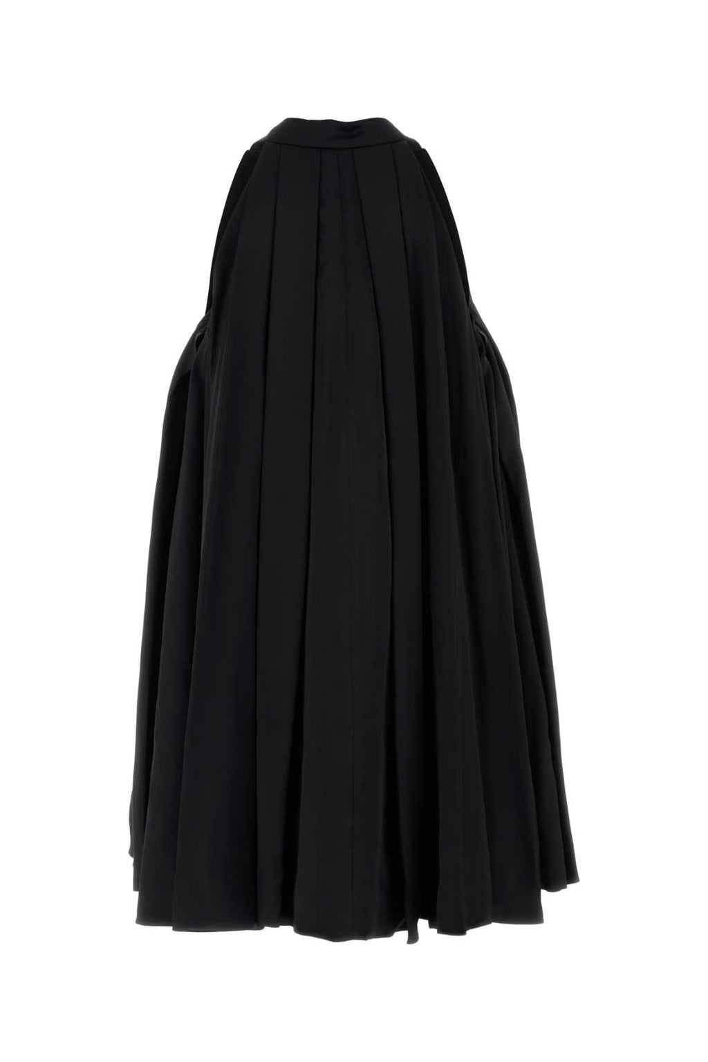 Loewe ladies Black Satin Mini Dress lined