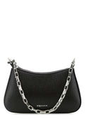 Alexander Mcqueen ladies Black Leather Mini T-Bar Handbag purse lambskin