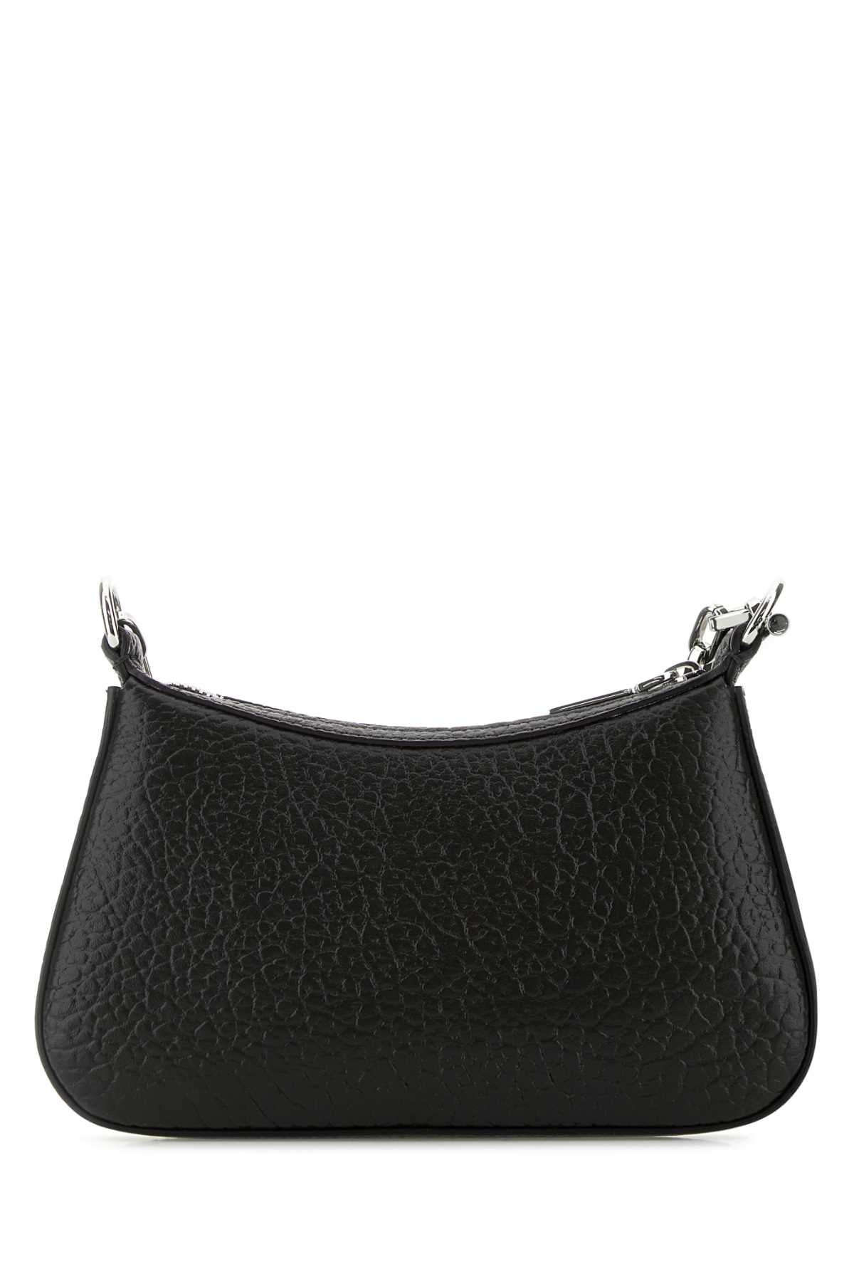 Alexander Mcqueen ladies Black Leather Mini T-Bar Handbag purse lambskin