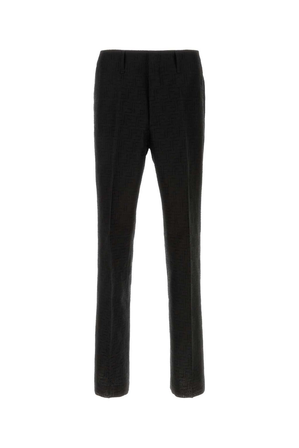 Fendi Men's Black Linen Blend Pants Slacks Trousers