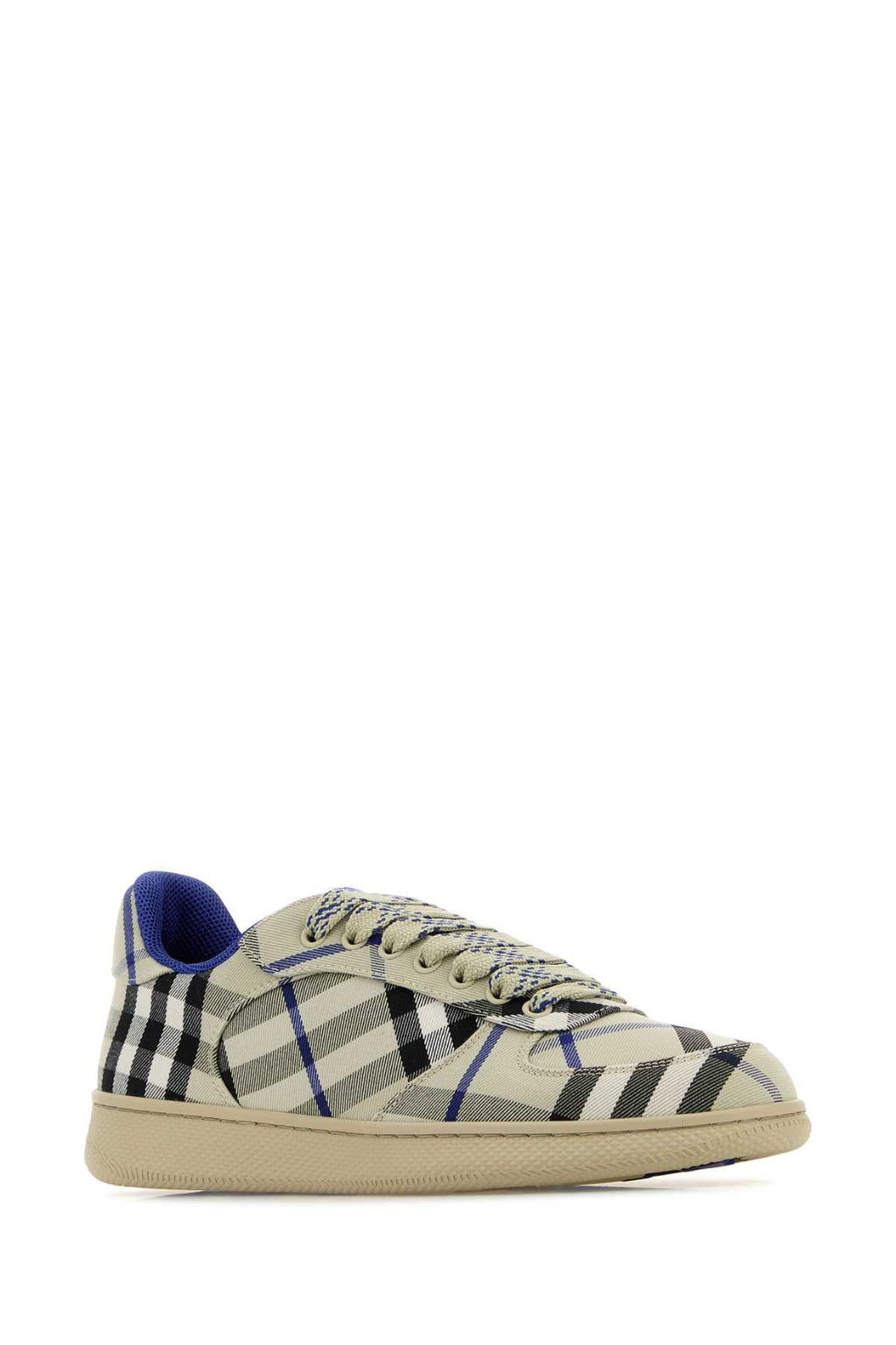 Burberry ladies Embroidered Canvas Terrace Sneakers shoes plaid