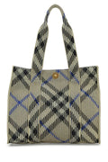 Burberry ladies Embroidered Canvas Shopping Bag tote purse