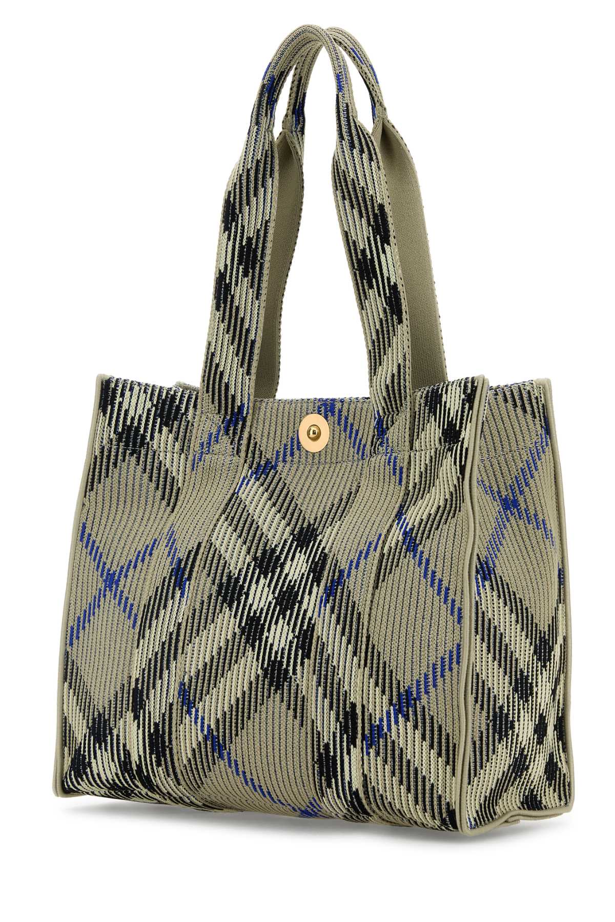Burberry ladies Embroidered Canvas Shopping Bag tote purse