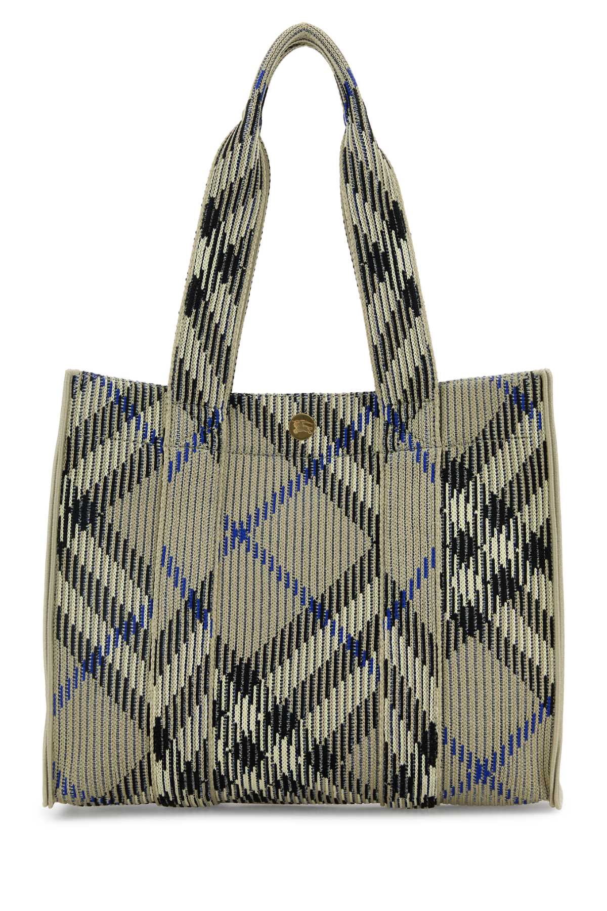 Burberry ladies Embroidered Canvas Shopping Bag tote purse