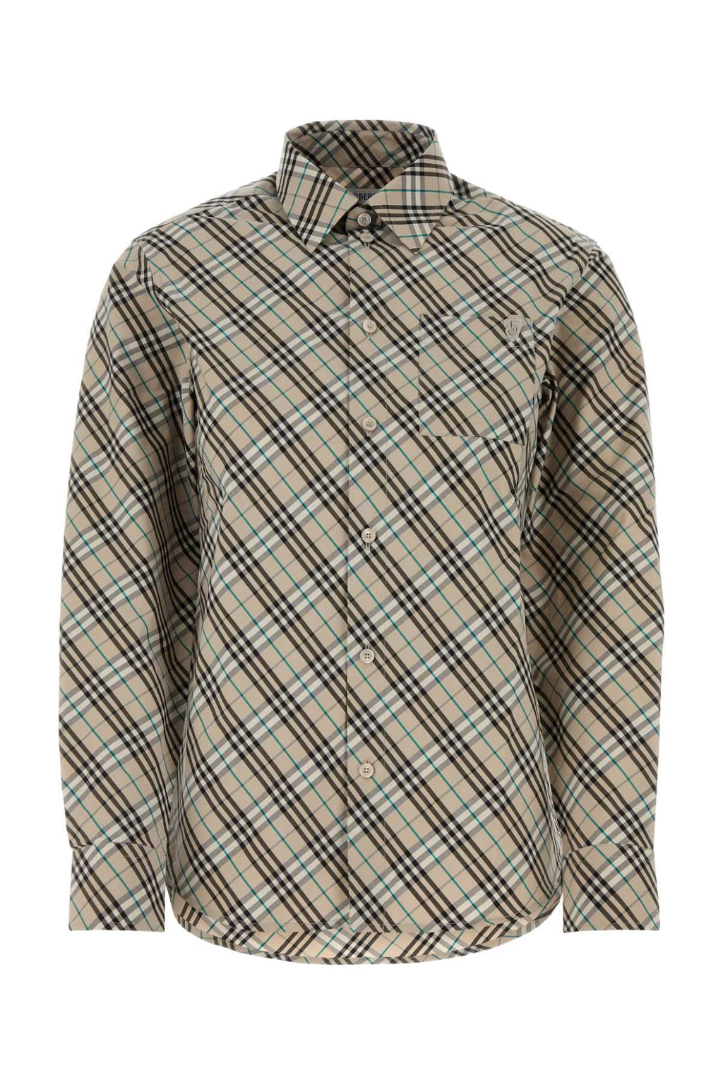 Burberry ladies Embroidered Poplin Shirt button up