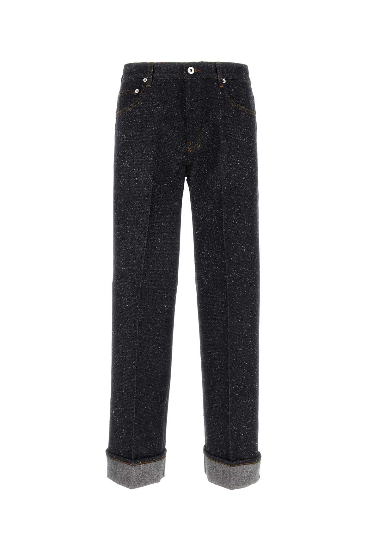 Burberry Men's Melange Blue Denim Jeans Pants