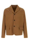 Prada Men's Biscuit Cotton Blazer jacket casual