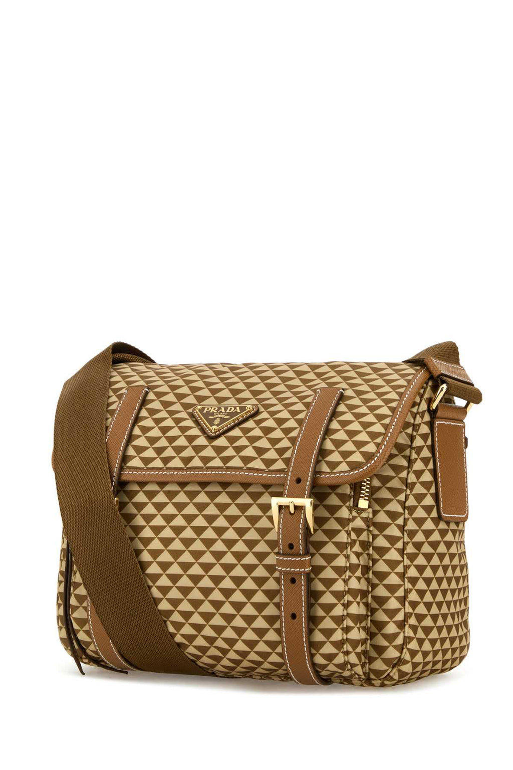 Prada ladies Printed Re-Nylon Crossbody Bag handbag purse