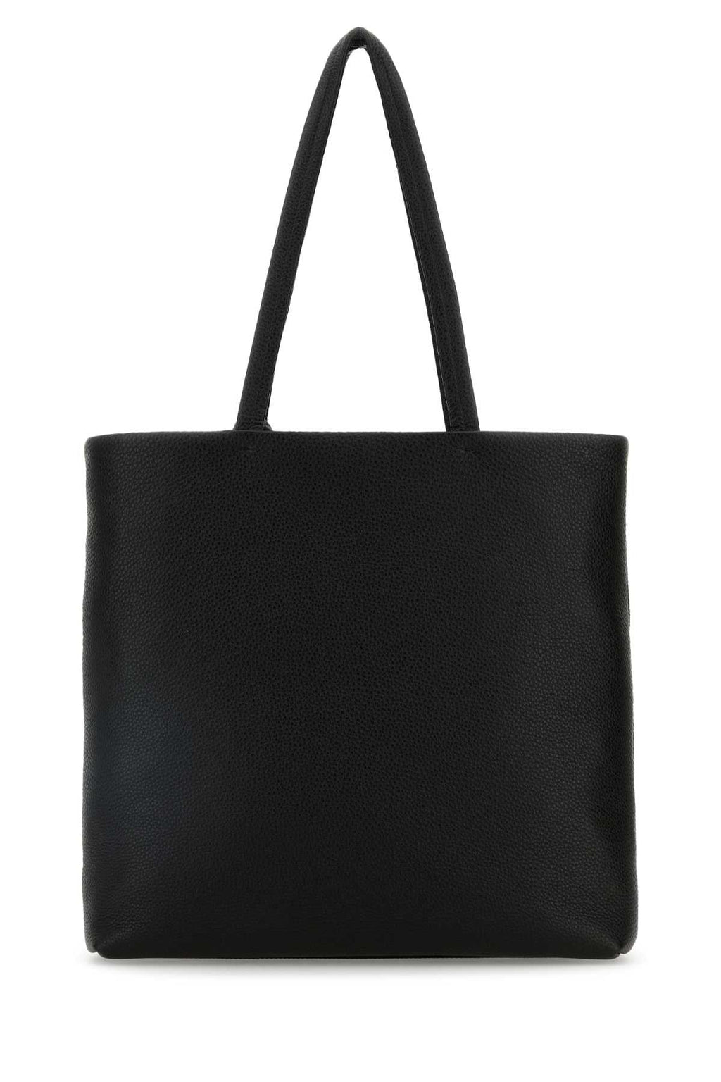 Prada ladies Black Leather Shopping Bag tote purse handbag