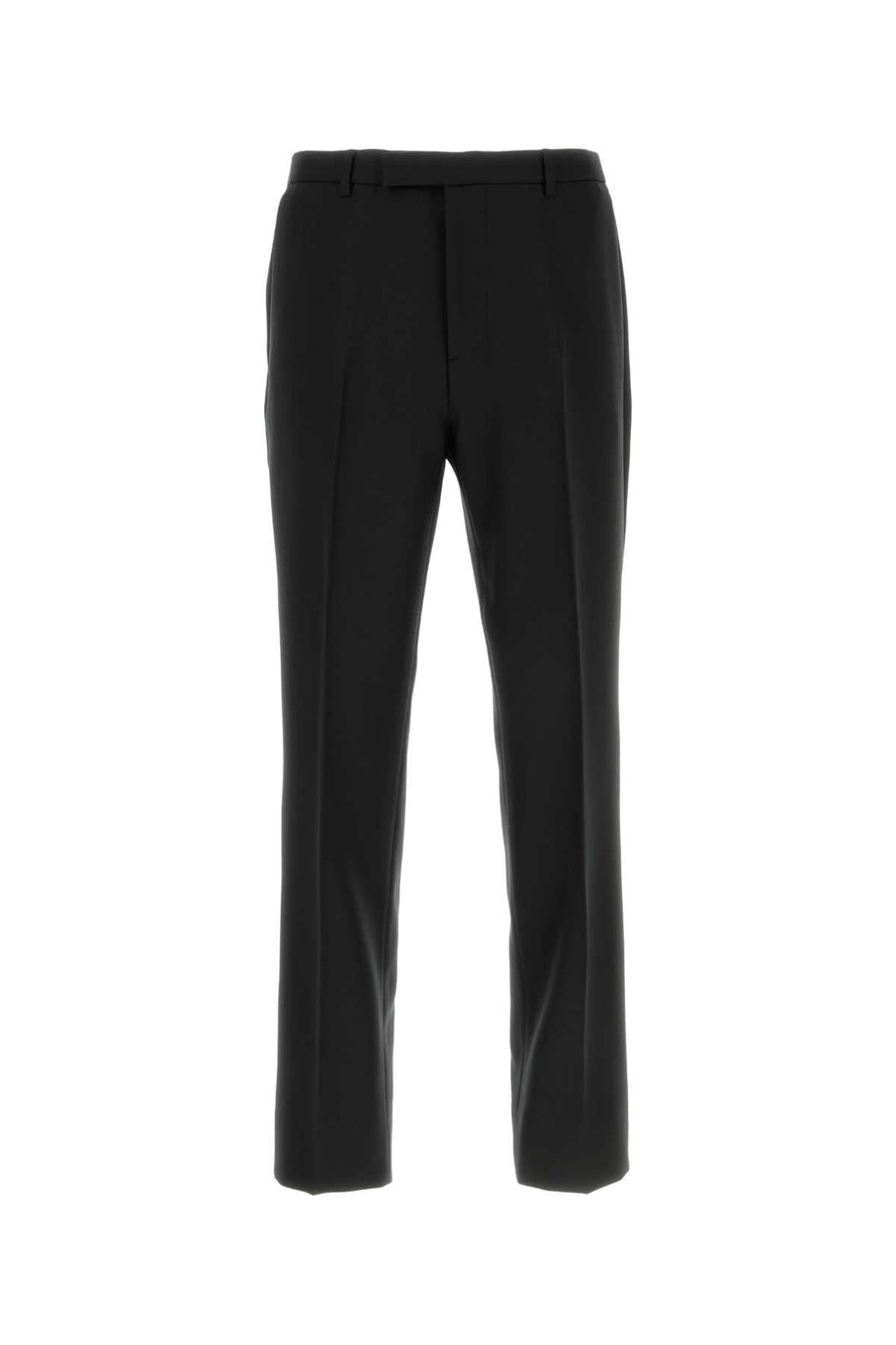 Gucci Men's Black Twill Pants trousers slacks flat front