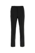 Gucci Men's Black Twill Pants trousers slacks flat front