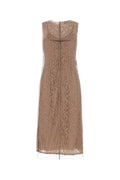 Fendi ladies Biscuit Lace Dress church dressy sleeveless