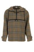 Burberry Men's Embroidered Viscose silk Blend Sweatshirt hoodie quarter zip
