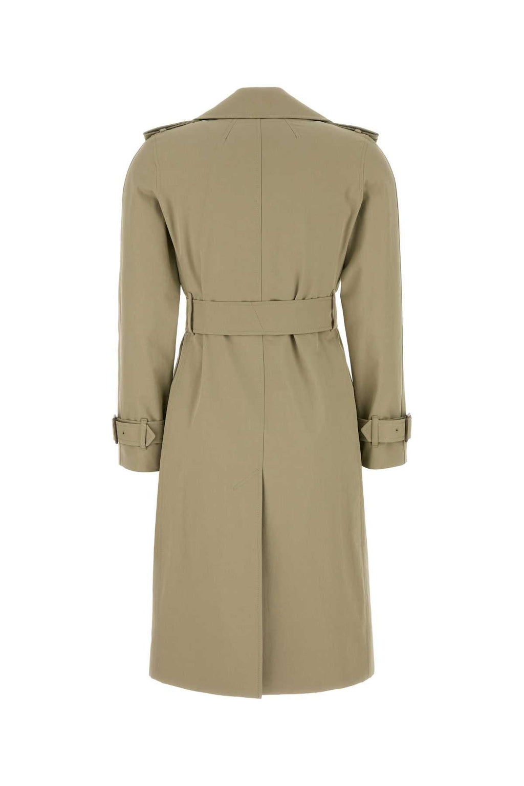 Burberry ladies Sage Gabardine Trench Coat cotton long