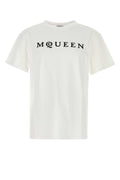Alexander Mcqueen Men's White Cotton T-Shirt tee