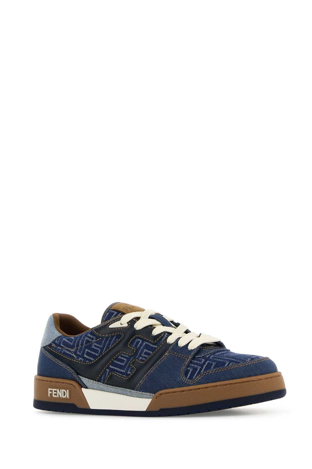 Fendi Men's Denim Match Sneakers Shoes casual