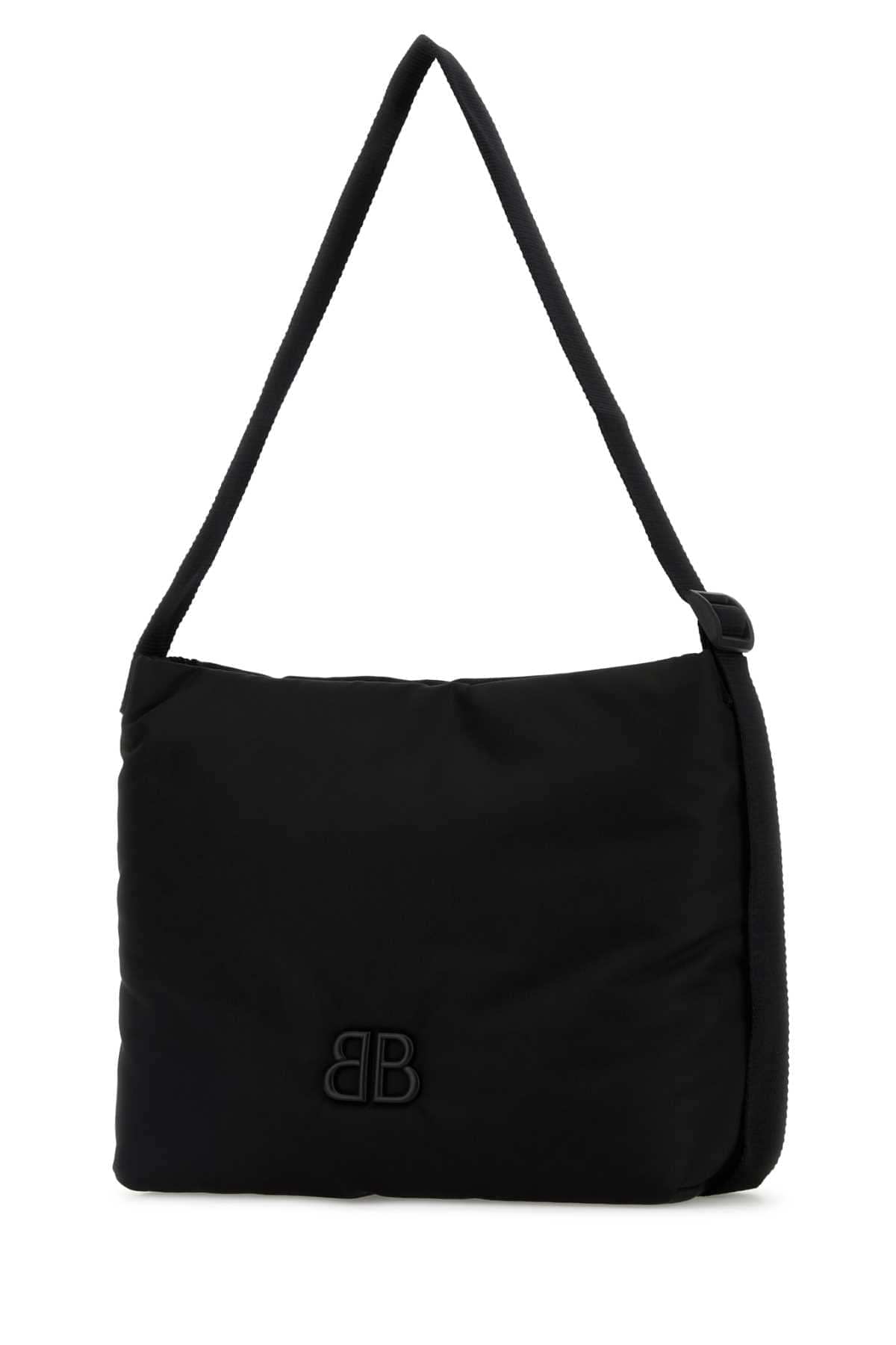 Balenciaga Men's unisex Black Fabric Monaco Shopping Bag
