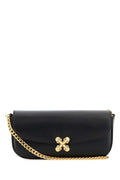 Alexander Mcqueen ladies Black Healthier Small Skull Flower Crossbody Bag