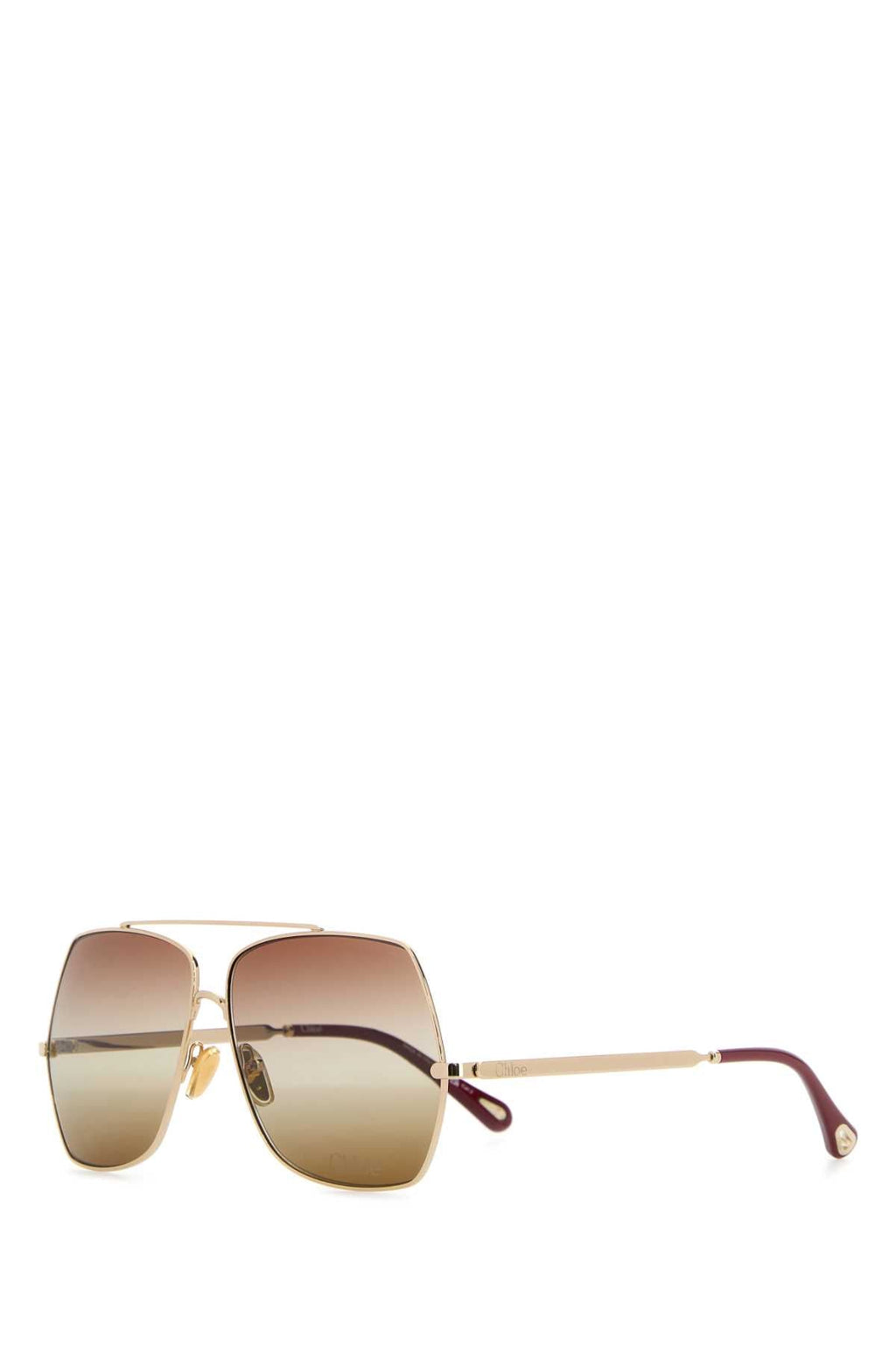Chloe ladies Platinum Metal Sunglasses