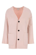 Bottega Veneta ladies Pastel Pink Wool Blend Cardigan Sweater Jacket wool cashmere