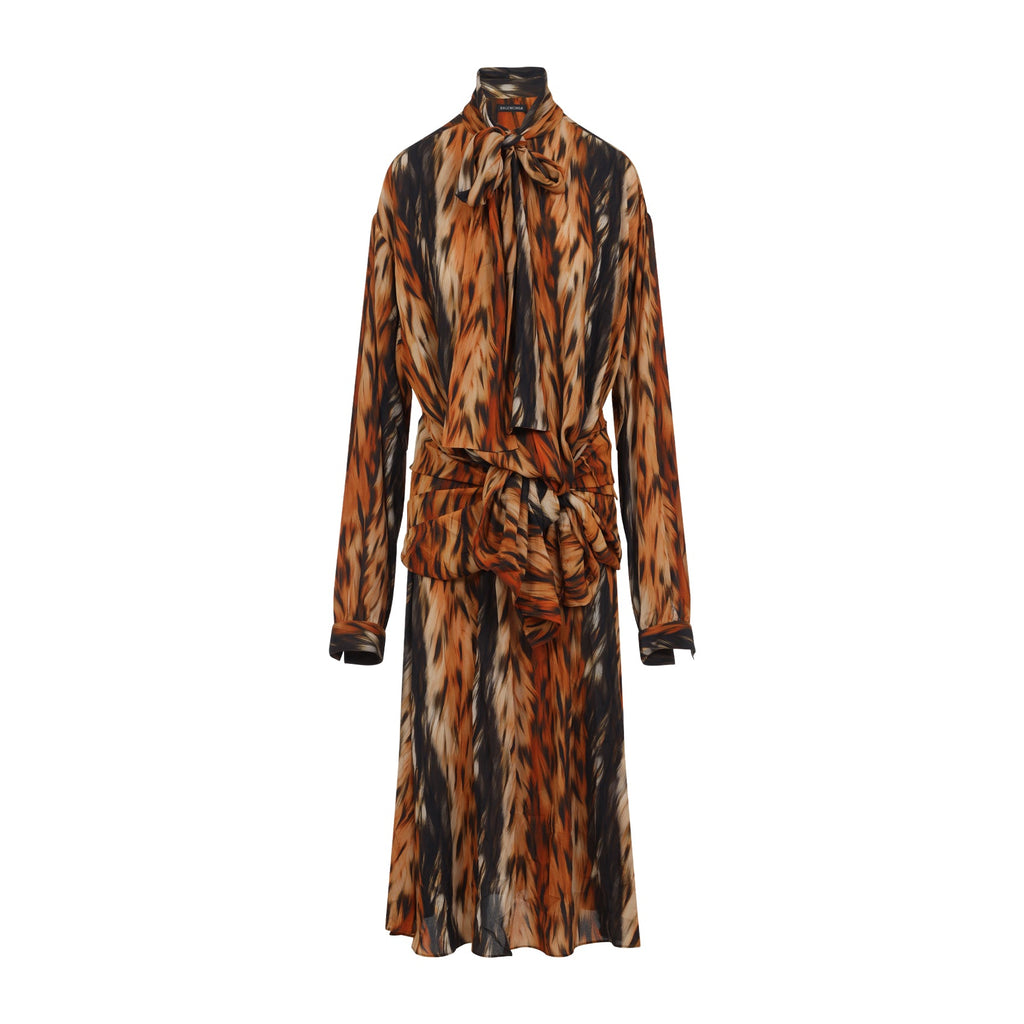Balenciaga Knotted Dress ladies