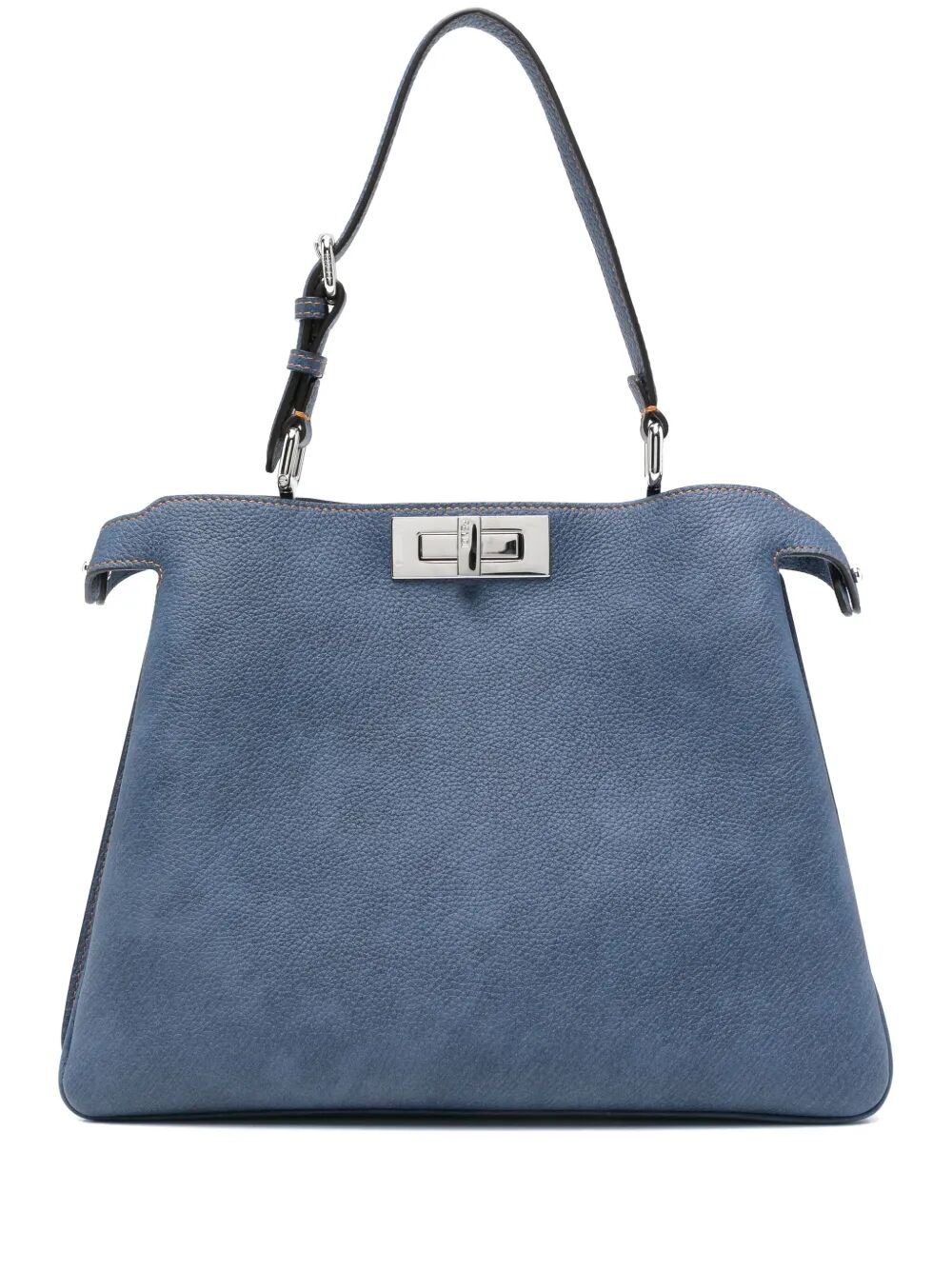 Fendi ladies Peekaboo Soft Medium Bag purse handbag blue