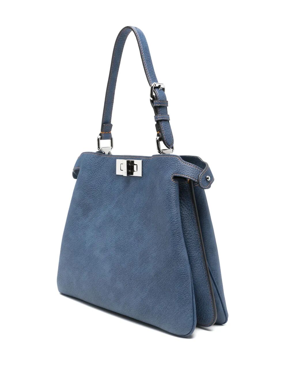 Fendi ladies Peekaboo Soft Medium Bag purse handbag blue