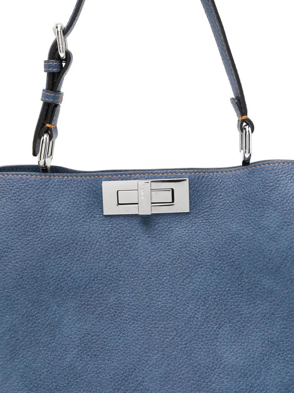 Fendi ladies Peekaboo Soft Medium Bag purse handbag blue