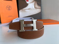 Hermes Men's Belt  Brown leather