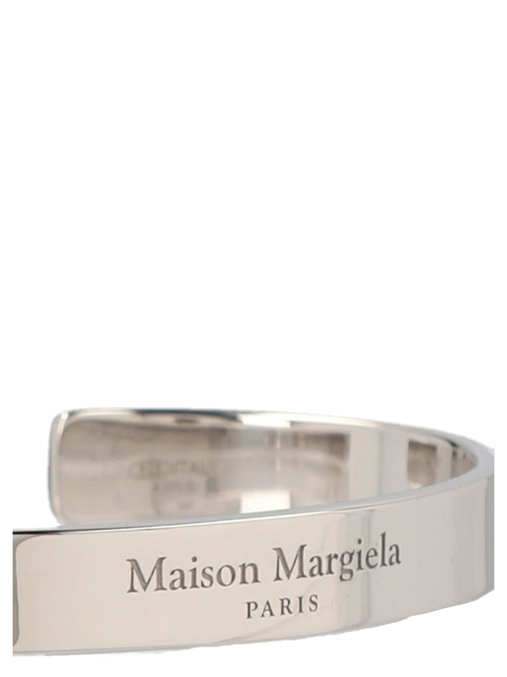 Maison Margiela ladies silver Logo Bracelet