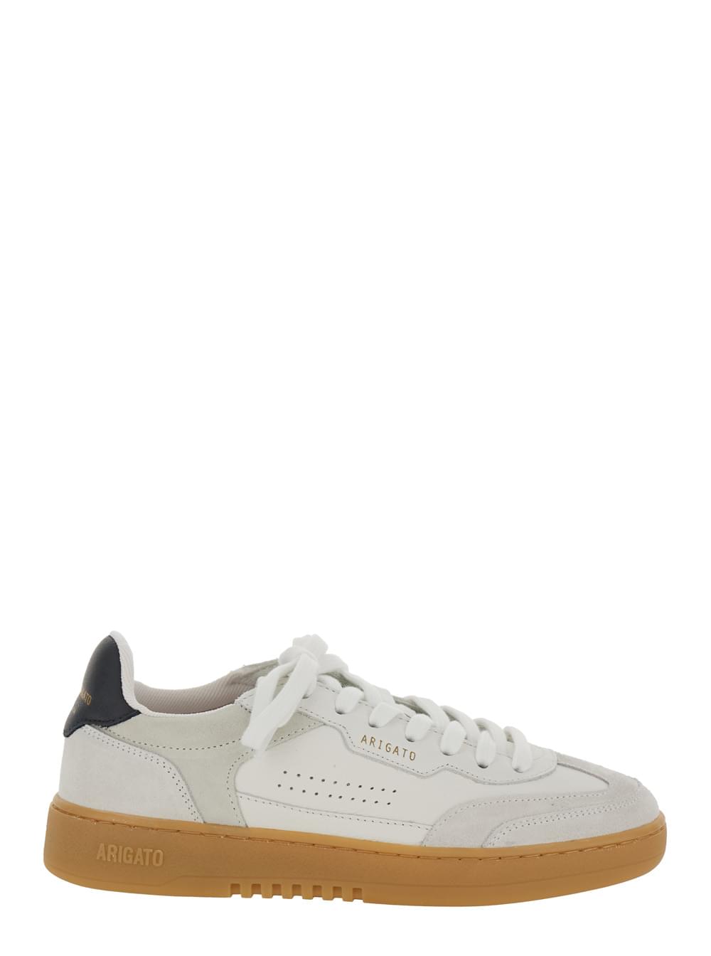Axel Arigato ladies'Dice T-Toe' White Sneaker Low Top Logo Patch On Tongue Lettering Logo On Back In Leather
