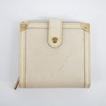 Louis Vuitton Ivory Suhali Compact Zippy Wallet  #2055