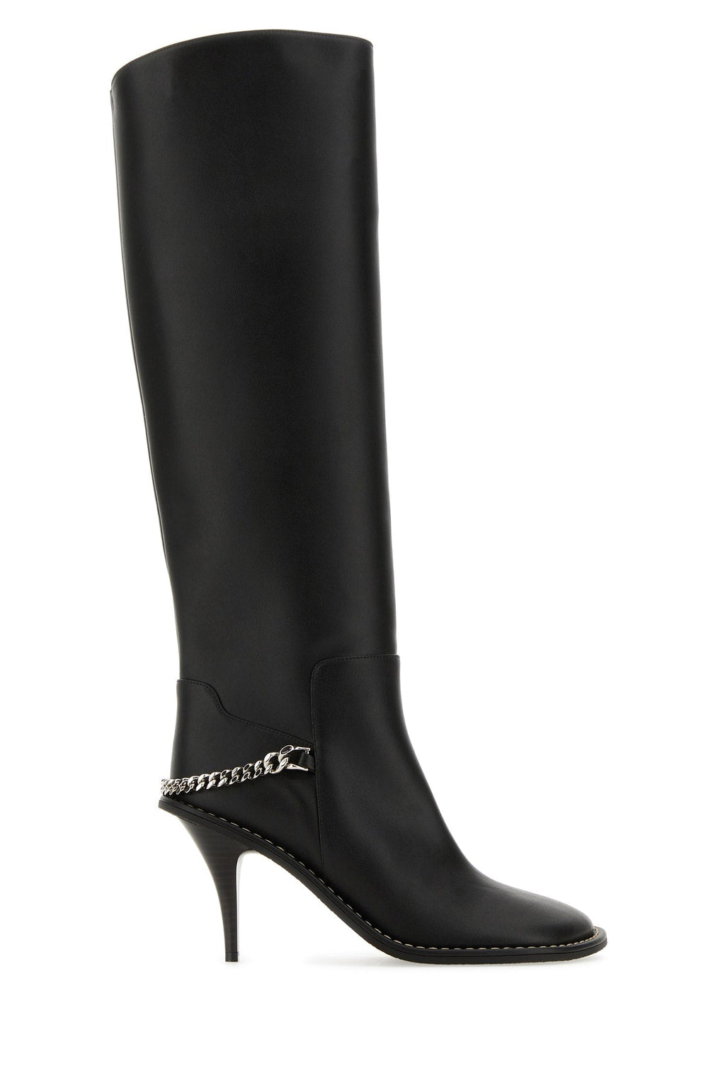 Stella Mccartney ladies Scarpe Con Tacco tall boots black w/chain