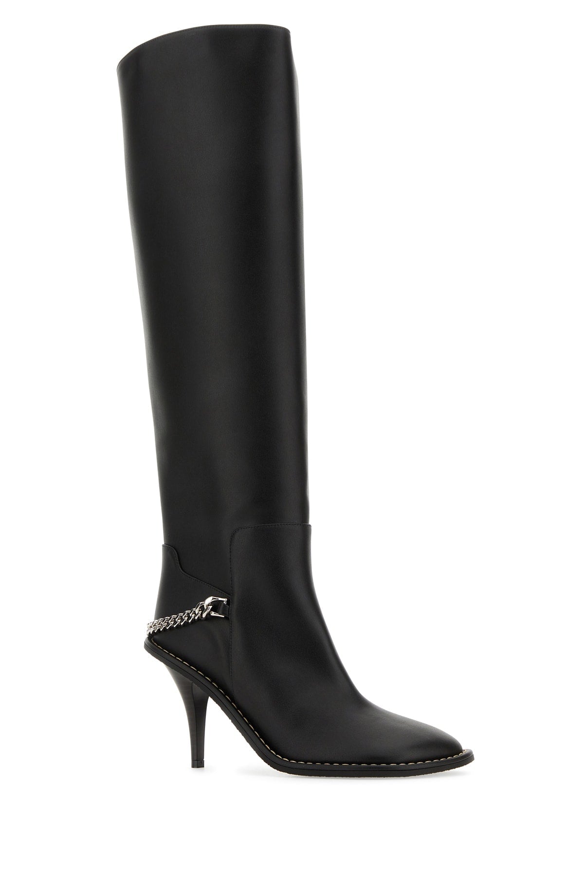 Stella Mccartney ladies Scarpe Con Tacco tall boots black w/chain