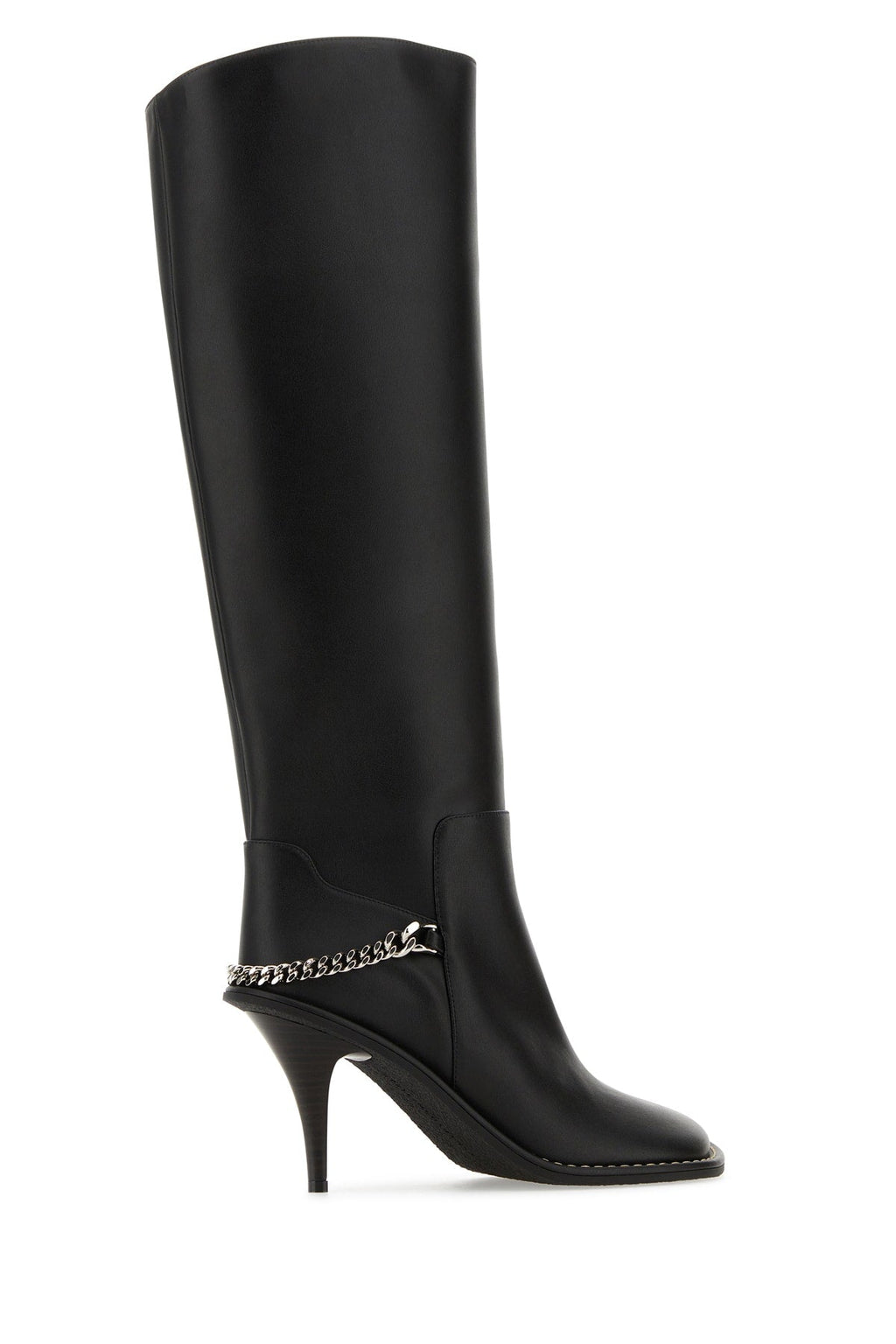 Stella Mccartney ladies Scarpe Con Tacco tall boots black w/chain