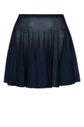 Alaia ladies Skater Skirt navy mini short pleated