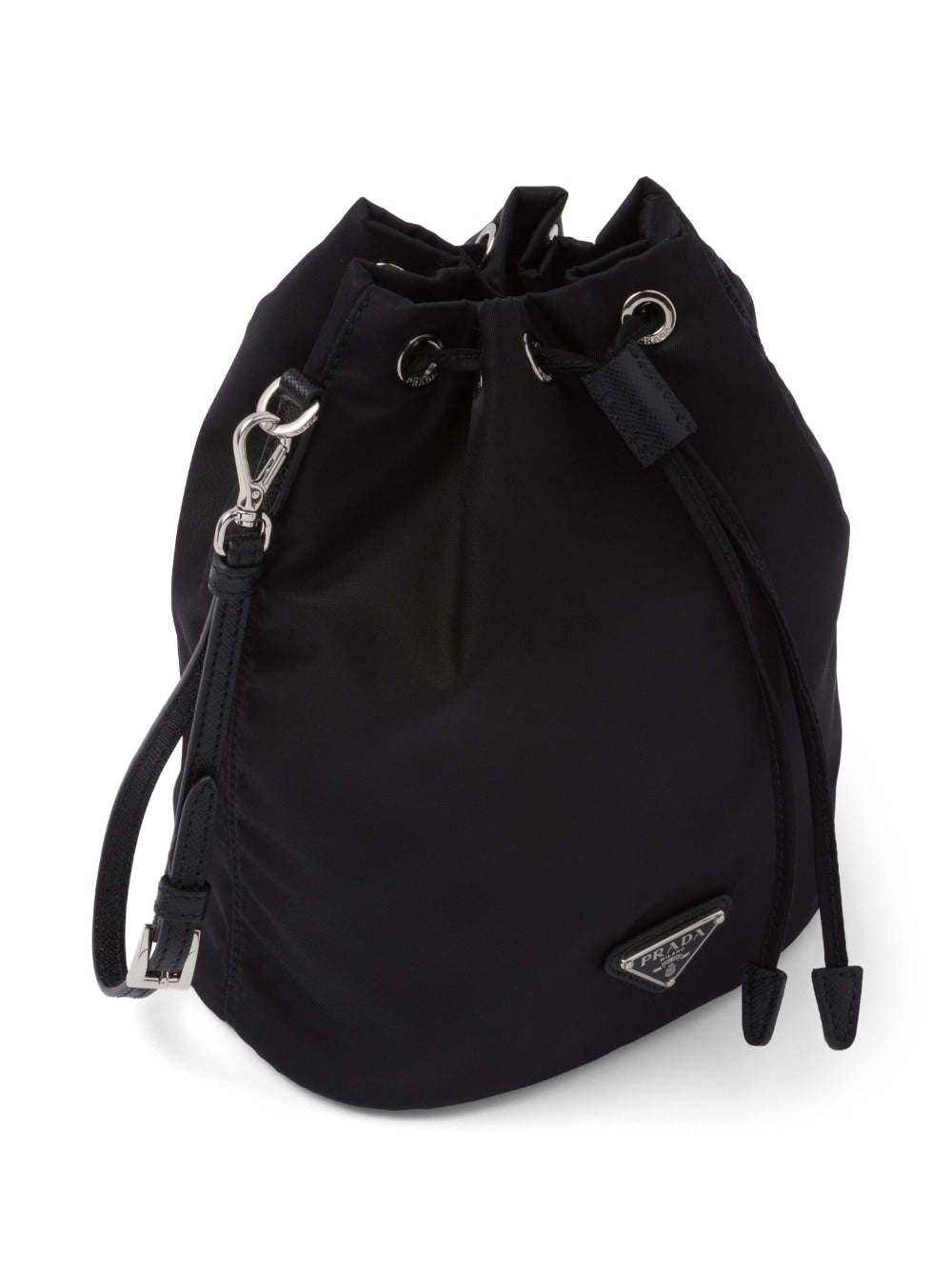 Prada ladies Contenitori bucket bag drawstring purse handbag