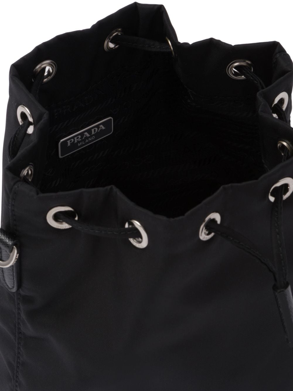 Prada ladies Contenitori bucket bag drawstring purse handbag