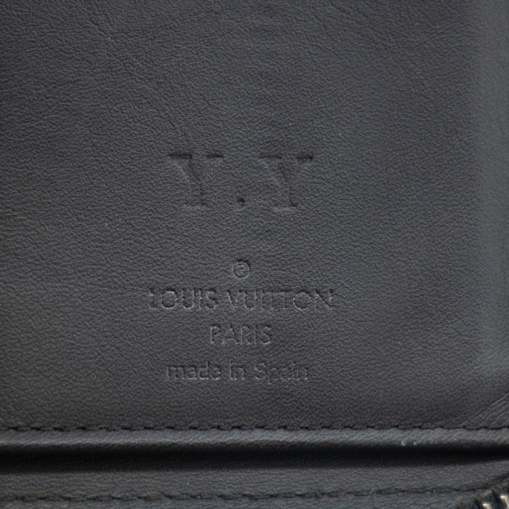 Louis Vuitton Black Damier Infini Vertical Zippy Wallet #2267 LV