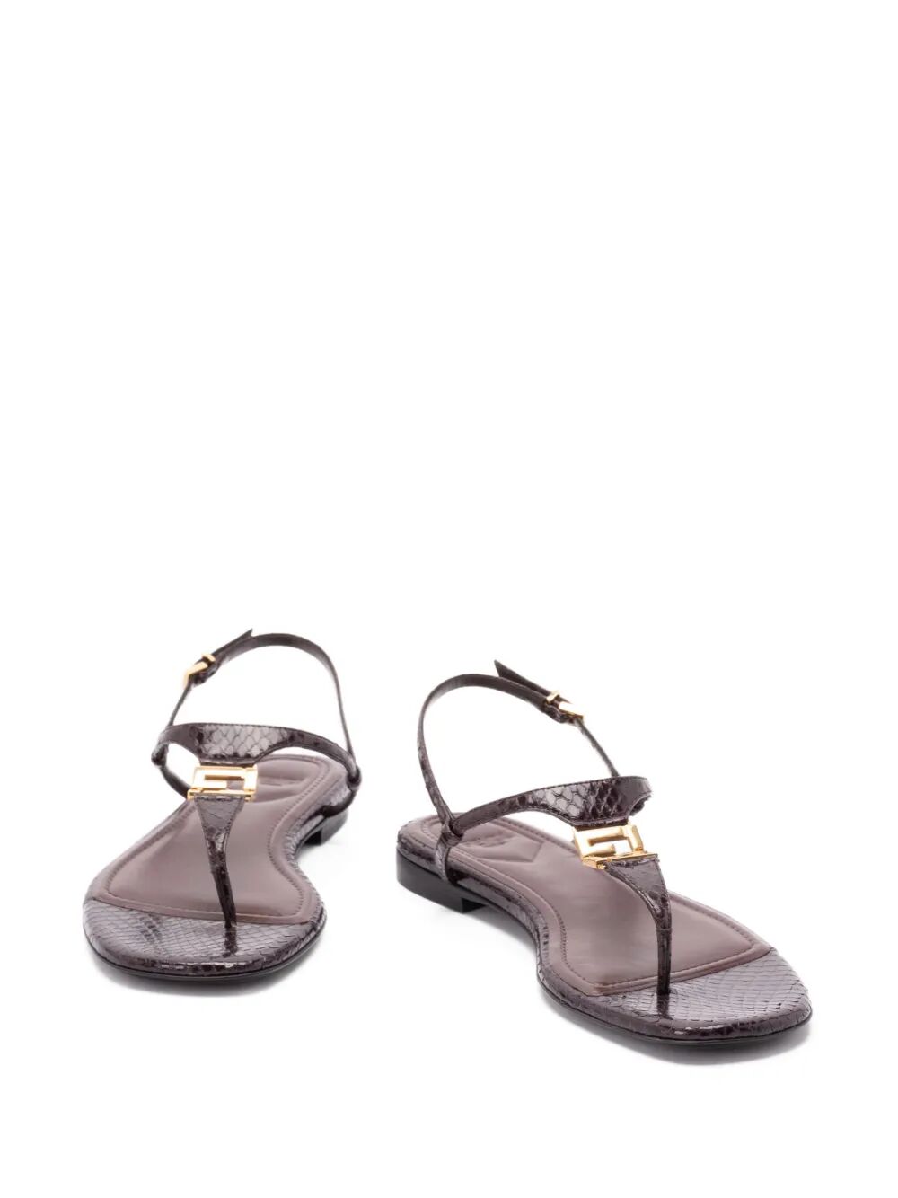 Fendi ladies Fendi Ffold Ayers Flip-Flops sandals thongs shoes