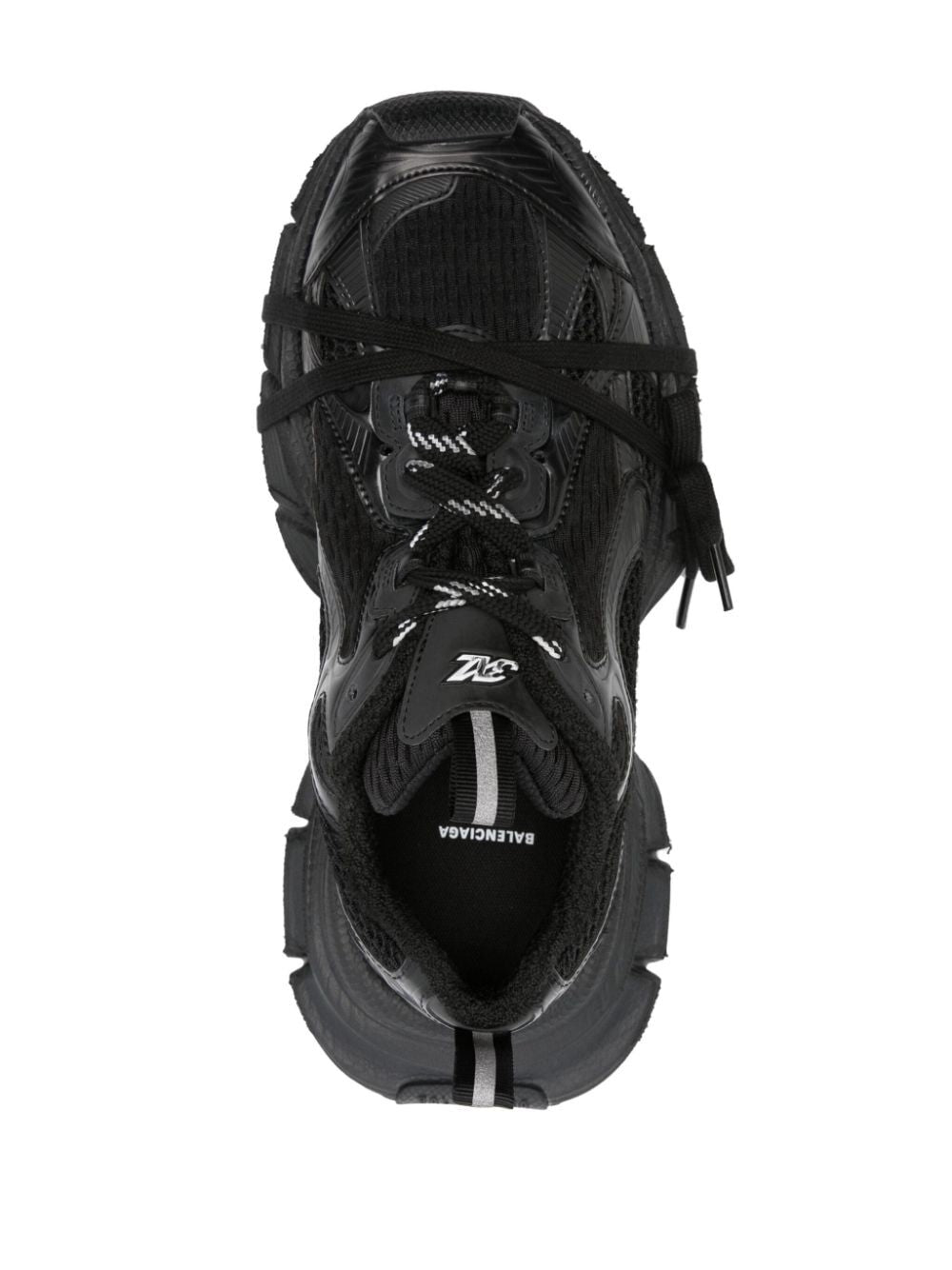 Balenciaga Ladies 3Xl Mesh Sneakers tennis shoes black