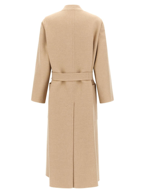 Max Mara Ladies 'Vezzoso' Sweater Coat wool Long Jacket Cream