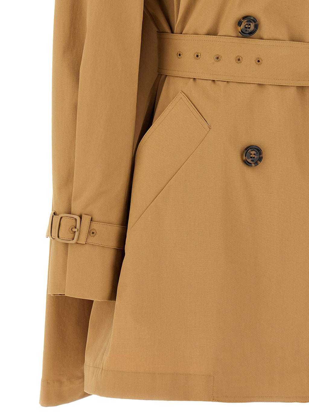 Max Mara ladies 'Landa' Raincoat trench tan