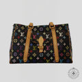 Louis Vuitton x Takashi Murakami Aurelia MM Monogram Purse in Black handbag